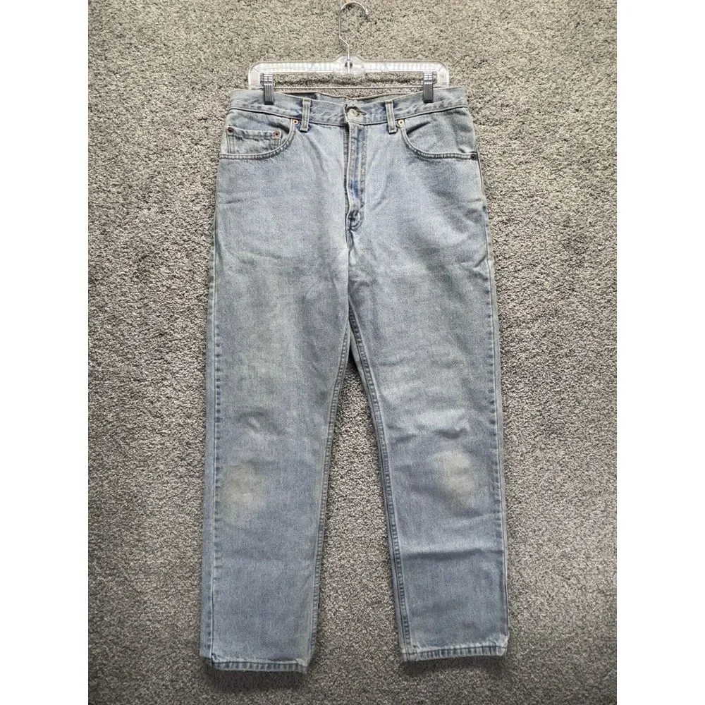 Vintage Levi's‎ 505 Blue Denim Jeans Regular Fit Made In Canada Mens 32x30 y2k